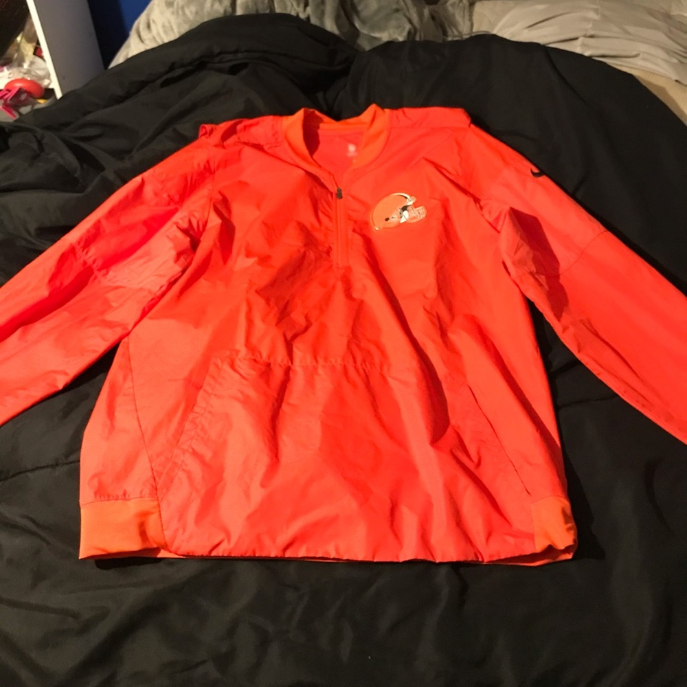 Nike Cleveland browns on field wind breaker